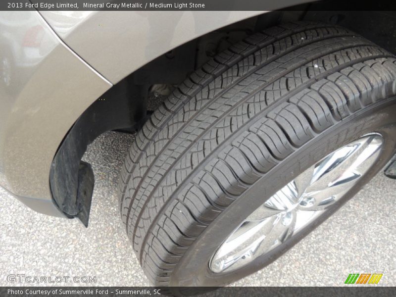 Mineral Gray Metallic / Medium Light Stone 2013 Ford Edge Limited