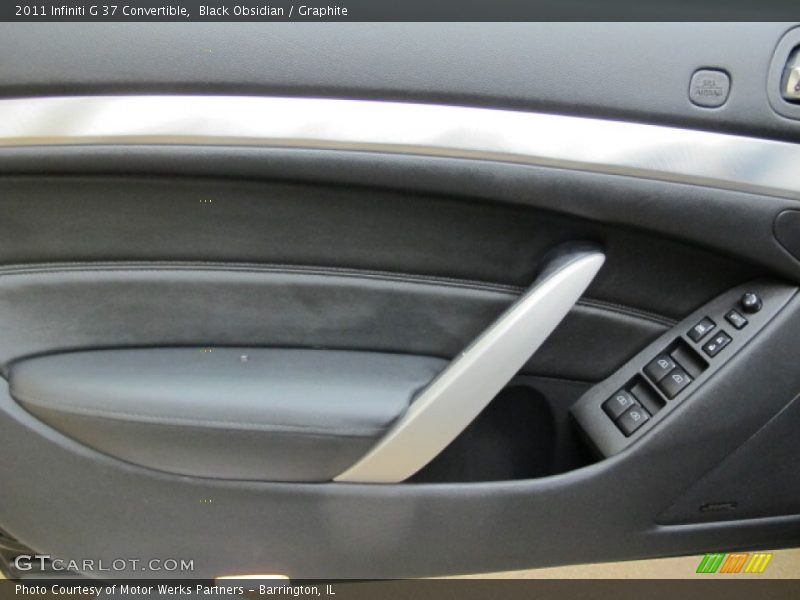 Black Obsidian / Graphite 2011 Infiniti G 37 Convertible
