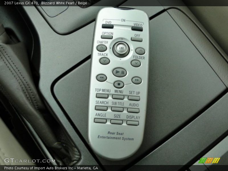 Blizzard White Pearl / Beige 2007 Lexus GX 470