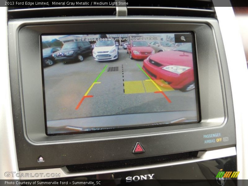 Mineral Gray Metallic / Medium Light Stone 2013 Ford Edge Limited