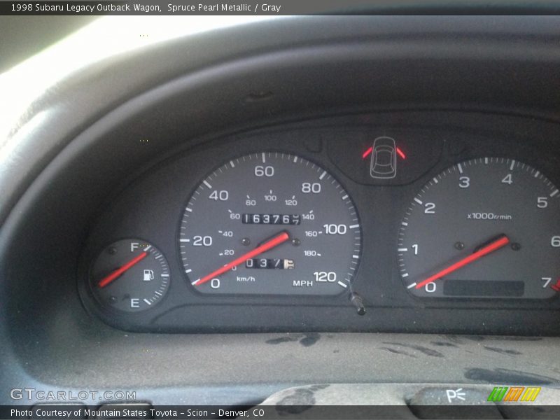 Spruce Pearl Metallic / Gray 1998 Subaru Legacy Outback Wagon