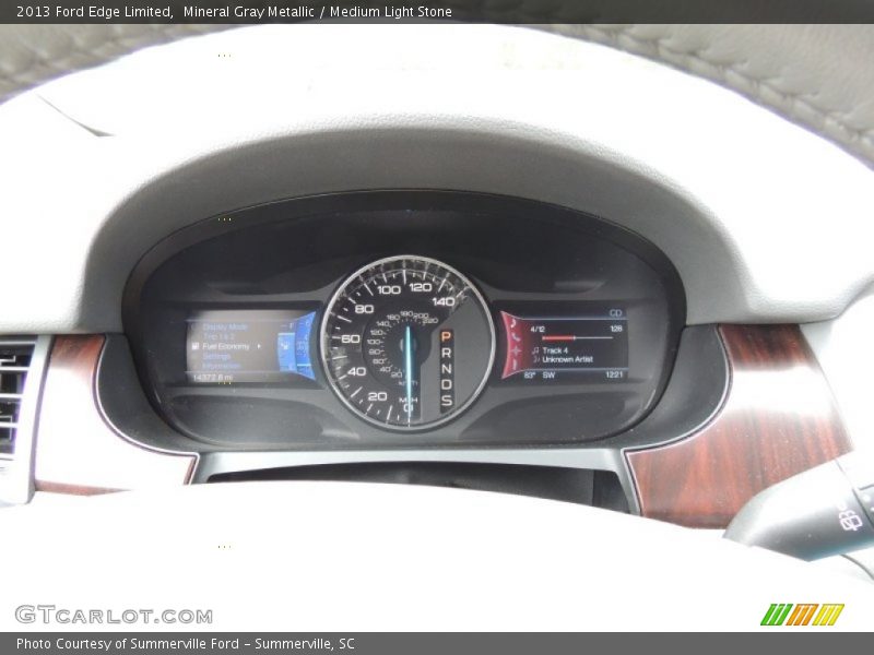 Mineral Gray Metallic / Medium Light Stone 2013 Ford Edge Limited