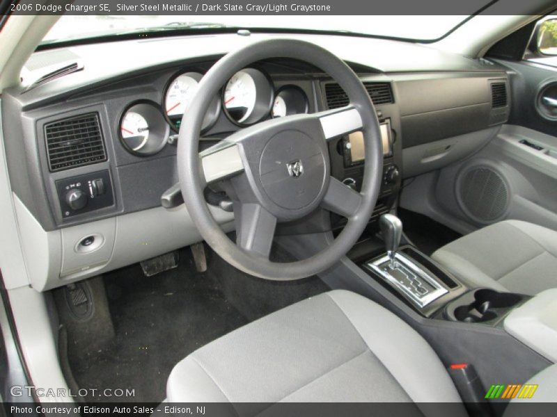 Silver Steel Metallic / Dark Slate Gray/Light Graystone 2006 Dodge Charger SE