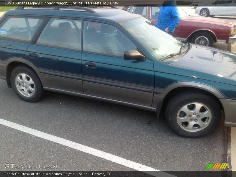Spruce Pearl Metallic / Gray 1998 Subaru Legacy Outback Wagon
