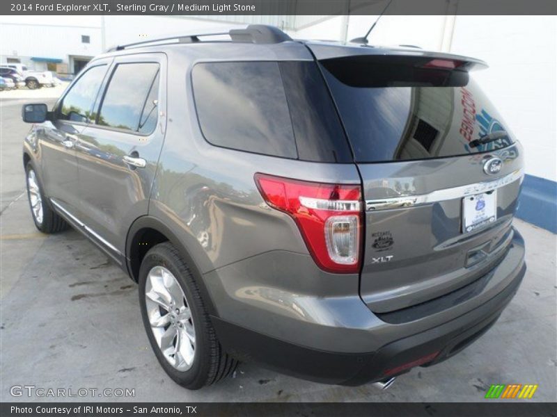 Sterling Gray / Medium Light Stone 2014 Ford Explorer XLT