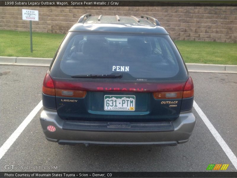 Spruce Pearl Metallic / Gray 1998 Subaru Legacy Outback Wagon