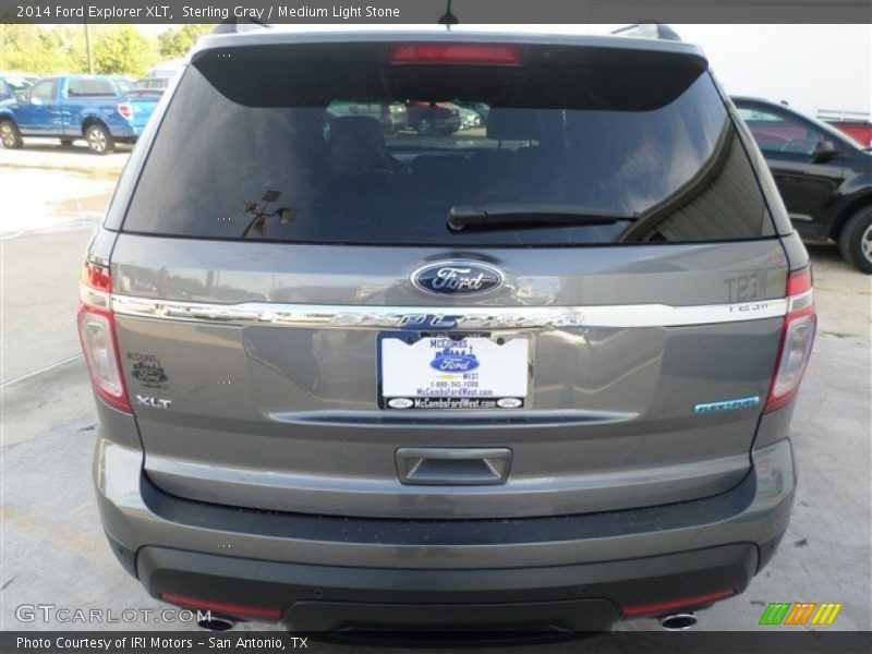 Sterling Gray / Medium Light Stone 2014 Ford Explorer XLT