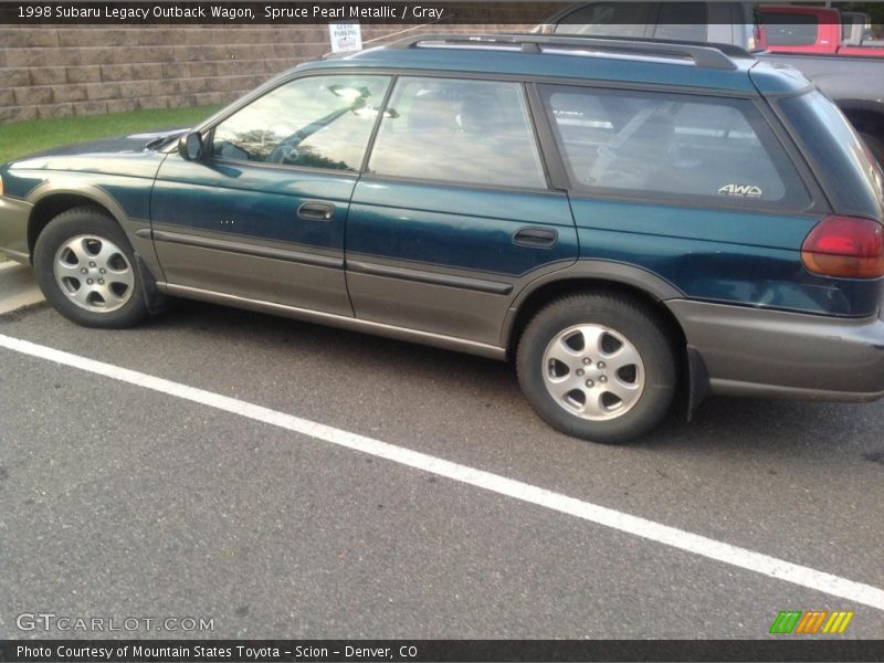 Spruce Pearl Metallic / Gray 1998 Subaru Legacy Outback Wagon