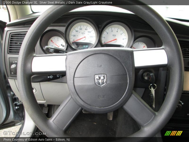 Silver Steel Metallic / Dark Slate Gray/Light Graystone 2006 Dodge Charger SE