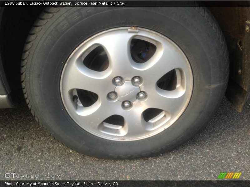 Spruce Pearl Metallic / Gray 1998 Subaru Legacy Outback Wagon