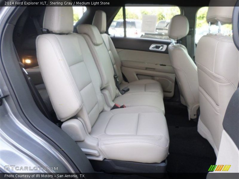Sterling Gray / Medium Light Stone 2014 Ford Explorer XLT
