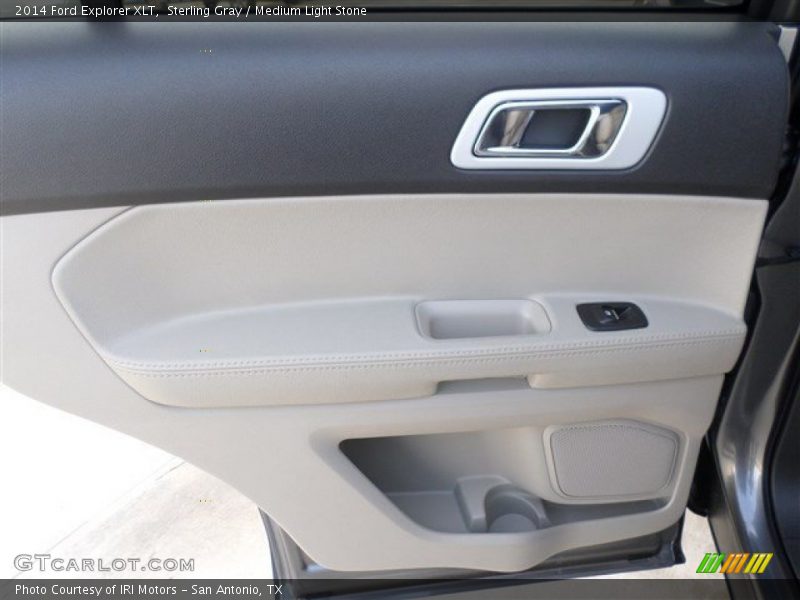 Sterling Gray / Medium Light Stone 2014 Ford Explorer XLT