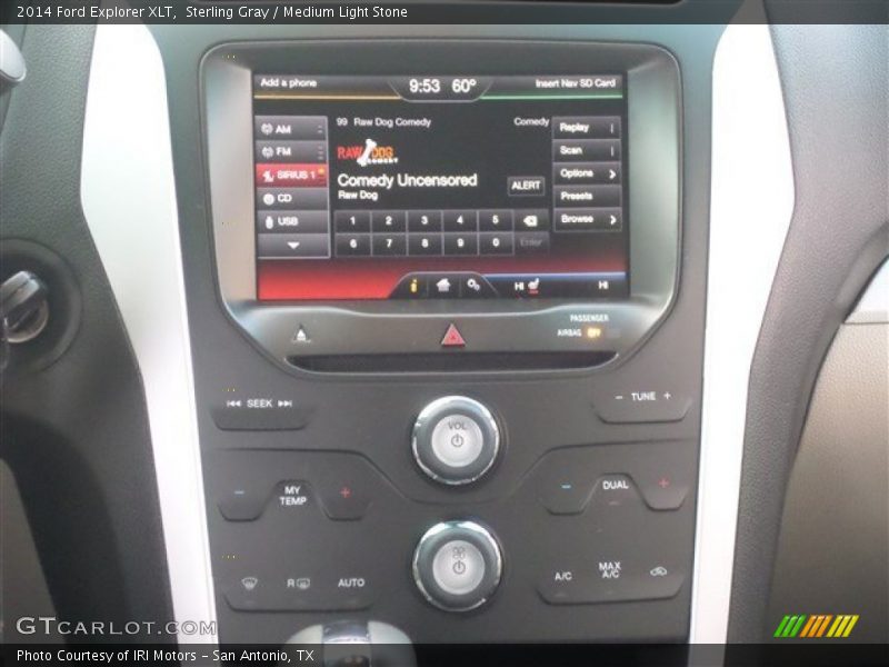 Sterling Gray / Medium Light Stone 2014 Ford Explorer XLT