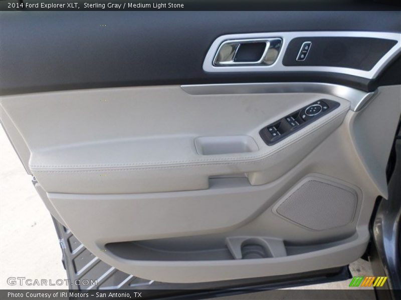 Sterling Gray / Medium Light Stone 2014 Ford Explorer XLT