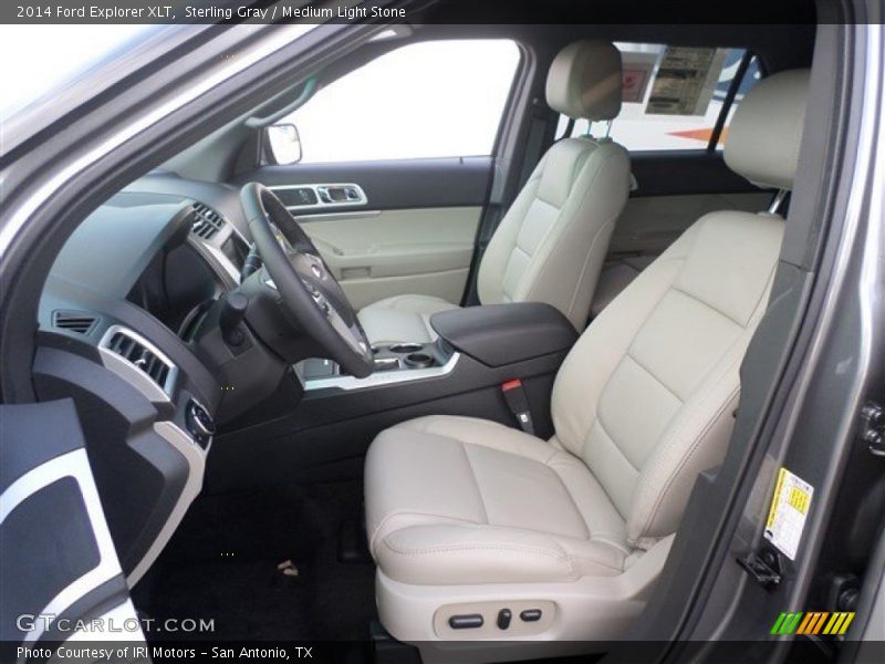 Sterling Gray / Medium Light Stone 2014 Ford Explorer XLT