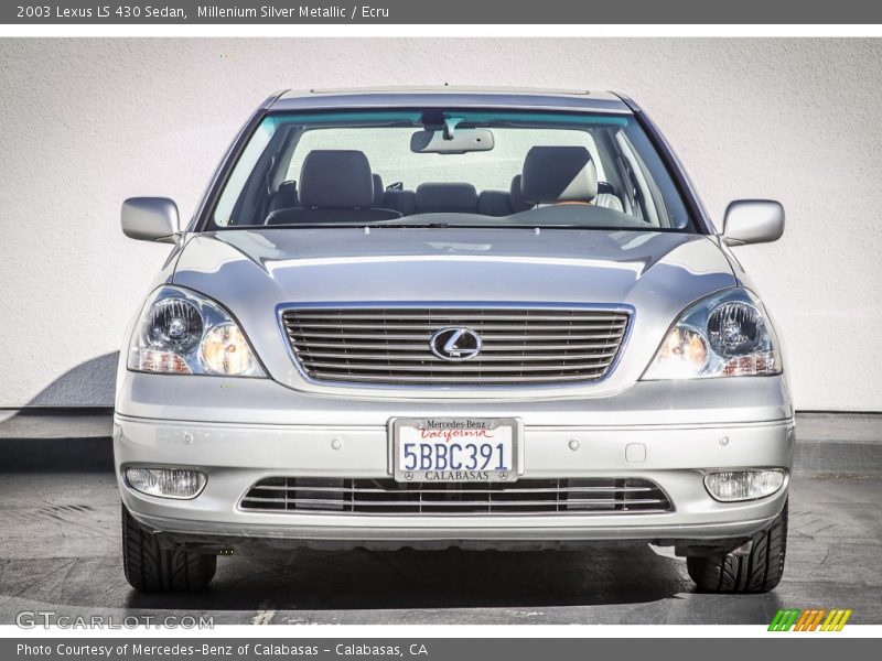 Millenium Silver Metallic / Ecru 2003 Lexus LS 430 Sedan