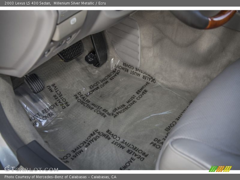 Millenium Silver Metallic / Ecru 2003 Lexus LS 430 Sedan