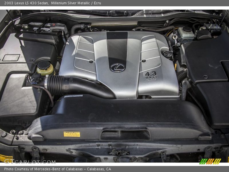  2003 LS 430 Sedan Engine - 4.3L DOHC 32V VVT-i V8