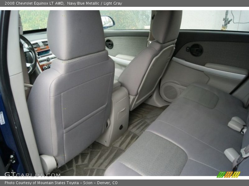 Navy Blue Metallic / Light Gray 2008 Chevrolet Equinox LT AWD