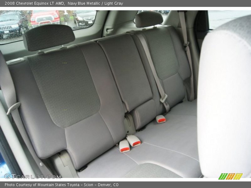 Navy Blue Metallic / Light Gray 2008 Chevrolet Equinox LT AWD