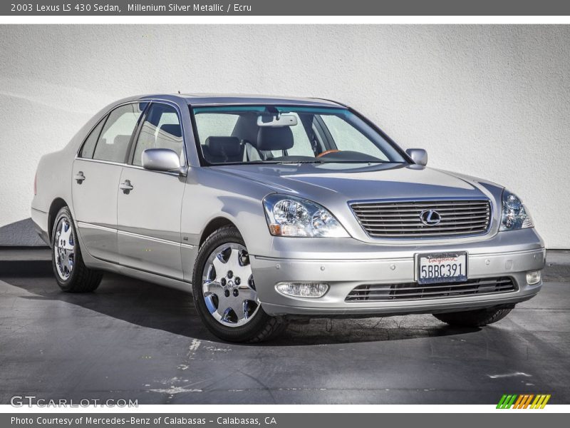 Millenium Silver Metallic / Ecru 2003 Lexus LS 430 Sedan