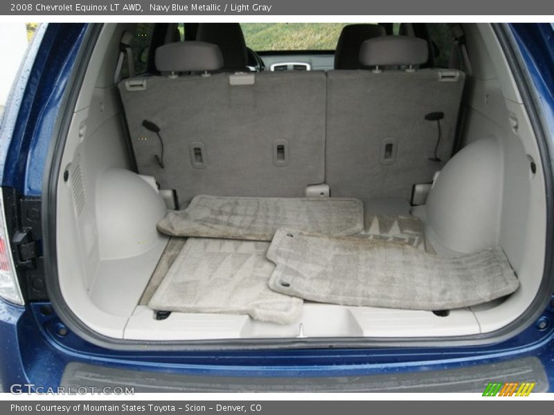 Navy Blue Metallic / Light Gray 2008 Chevrolet Equinox LT AWD