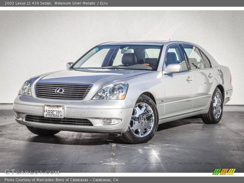 Millenium Silver Metallic / Ecru 2003 Lexus LS 430 Sedan