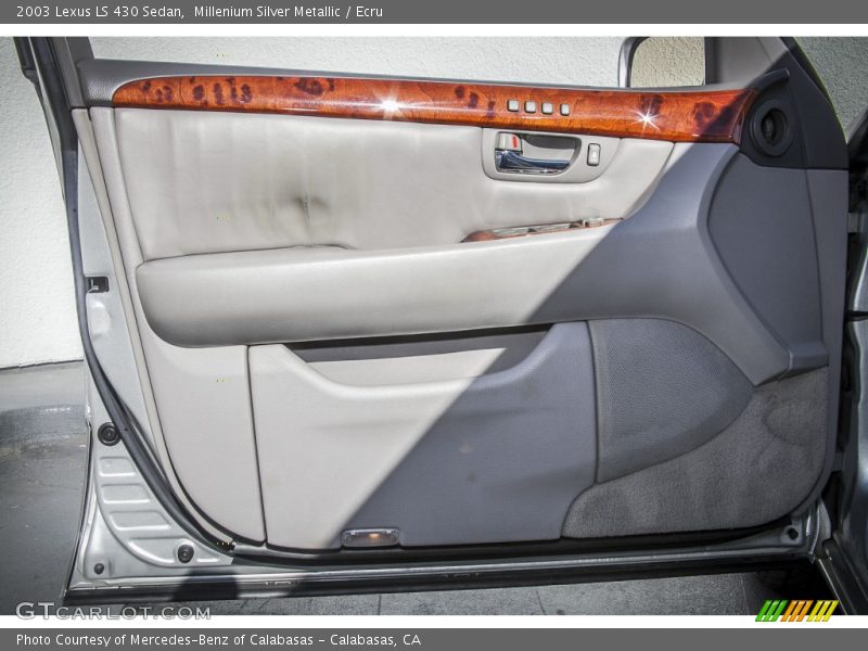 Millenium Silver Metallic / Ecru 2003 Lexus LS 430 Sedan