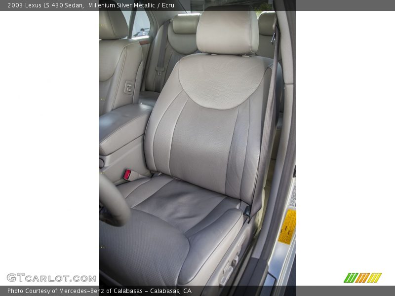 Millenium Silver Metallic / Ecru 2003 Lexus LS 430 Sedan