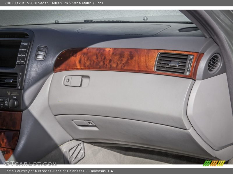 Millenium Silver Metallic / Ecru 2003 Lexus LS 430 Sedan