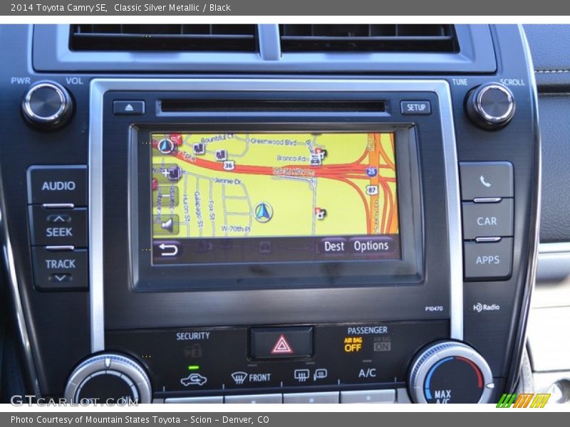 Classic Silver Metallic / Black 2014 Toyota Camry SE