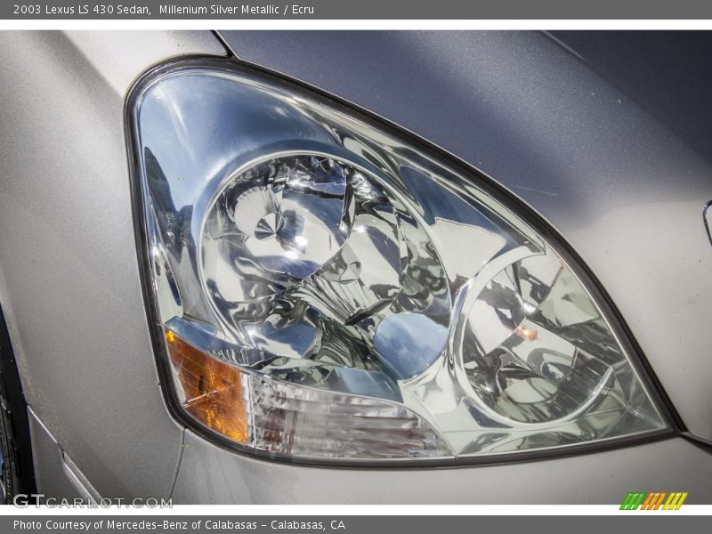 Millenium Silver Metallic / Ecru 2003 Lexus LS 430 Sedan