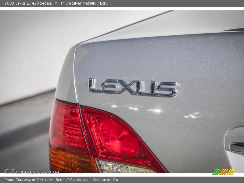 Millenium Silver Metallic / Ecru 2003 Lexus LS 430 Sedan
