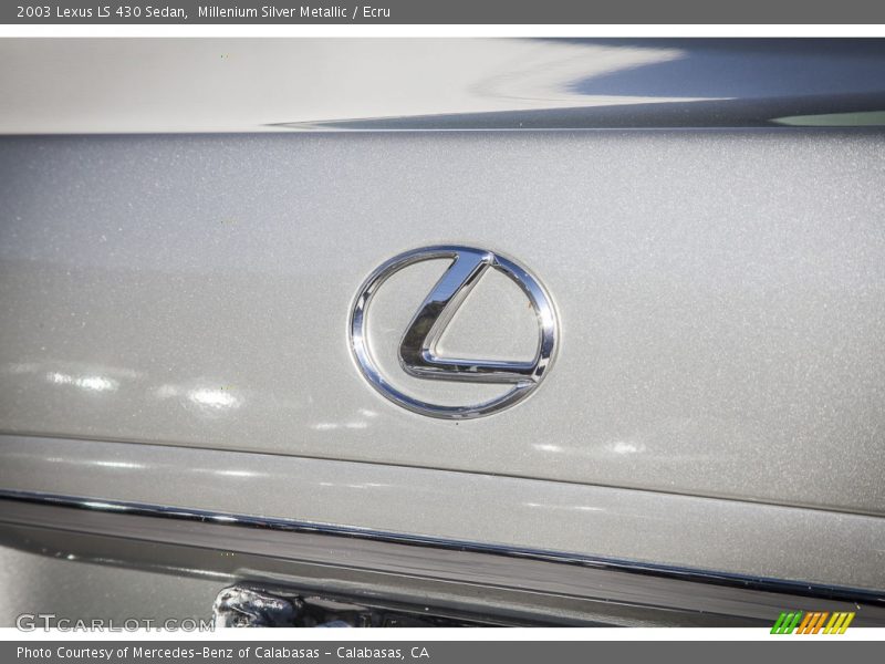 Millenium Silver Metallic / Ecru 2003 Lexus LS 430 Sedan