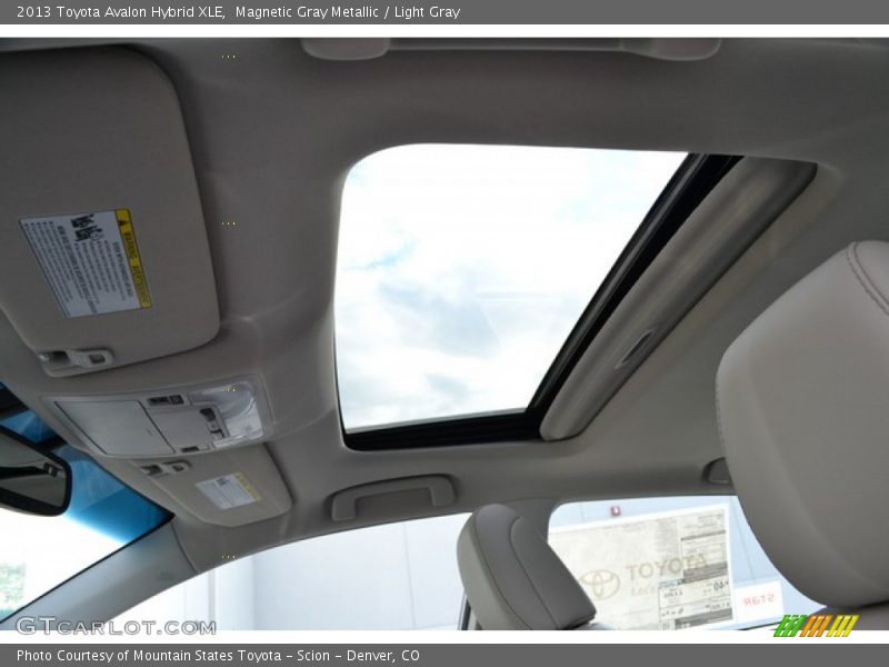 Magnetic Gray Metallic / Light Gray 2013 Toyota Avalon Hybrid XLE