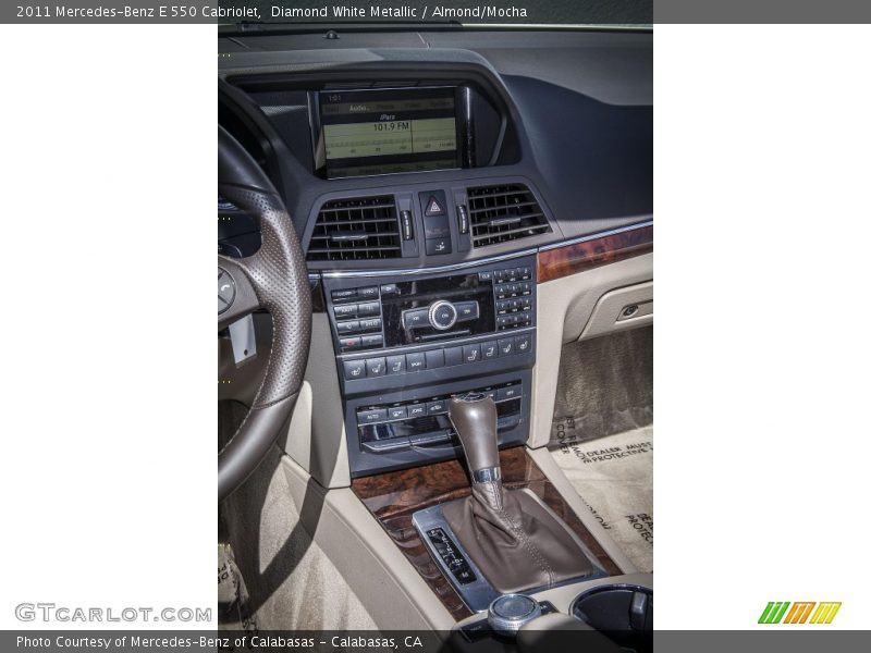Diamond White Metallic / Almond/Mocha 2011 Mercedes-Benz E 550 Cabriolet