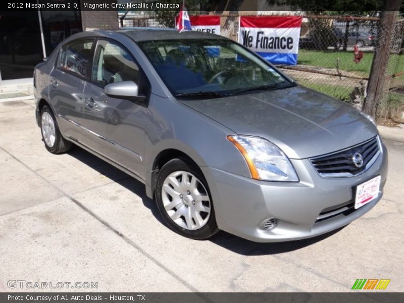 Magnetic Gray Metallic / Charcoal 2012 Nissan Sentra 2.0