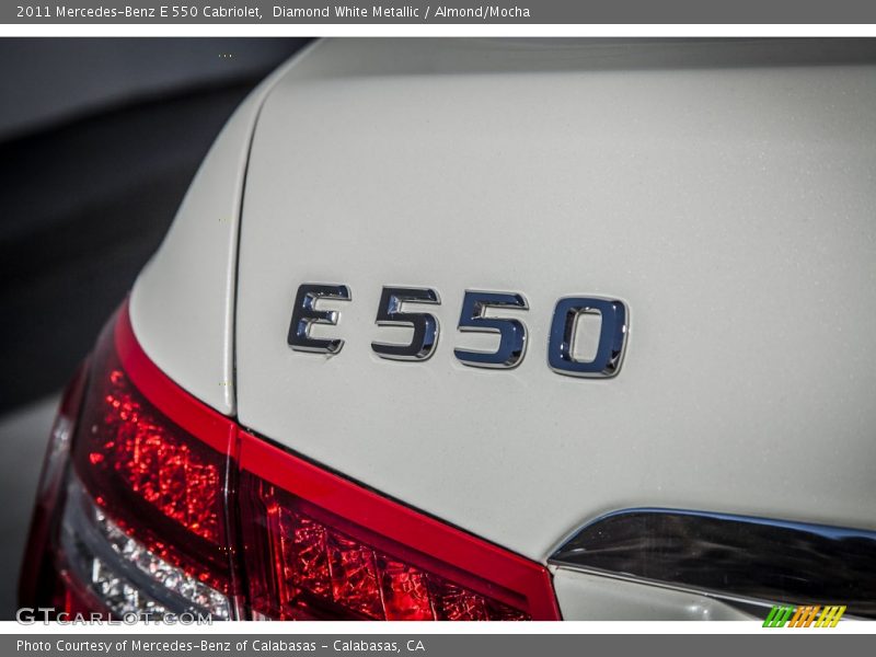 Diamond White Metallic / Almond/Mocha 2011 Mercedes-Benz E 550 Cabriolet