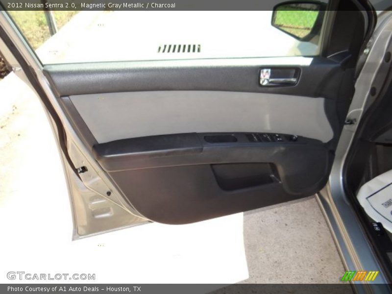 Magnetic Gray Metallic / Charcoal 2012 Nissan Sentra 2.0