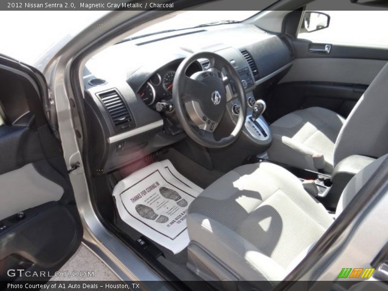 Magnetic Gray Metallic / Charcoal 2012 Nissan Sentra 2.0