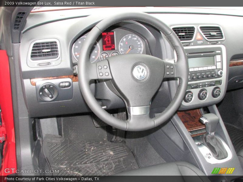 Salsa Red / Titan Black 2009 Volkswagen Eos Lux