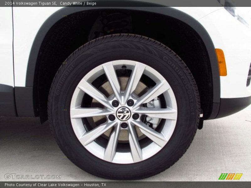 Candy White / Beige 2014 Volkswagen Tiguan SE
