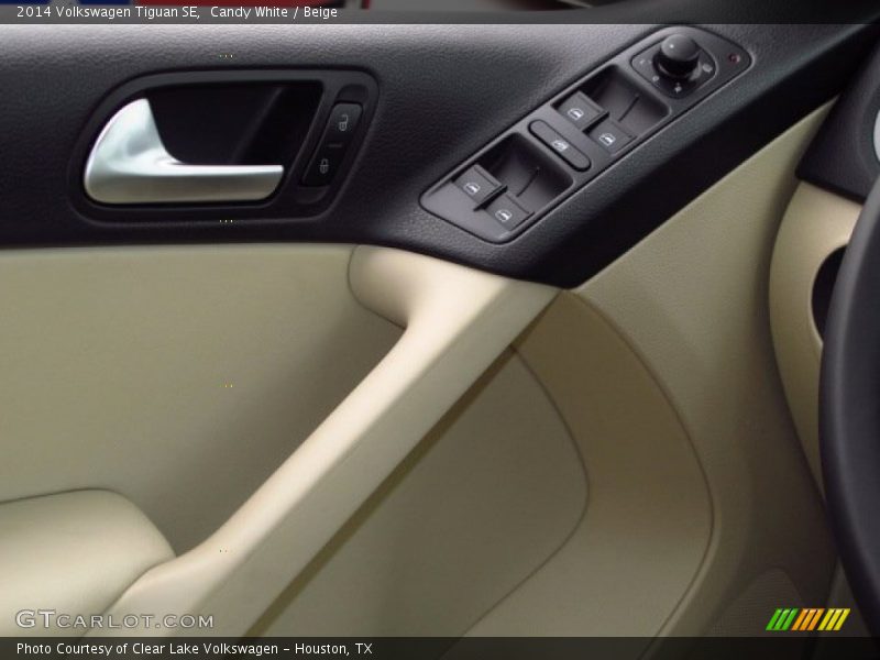 Candy White / Beige 2014 Volkswagen Tiguan SE