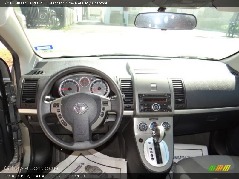 Magnetic Gray Metallic / Charcoal 2012 Nissan Sentra 2.0