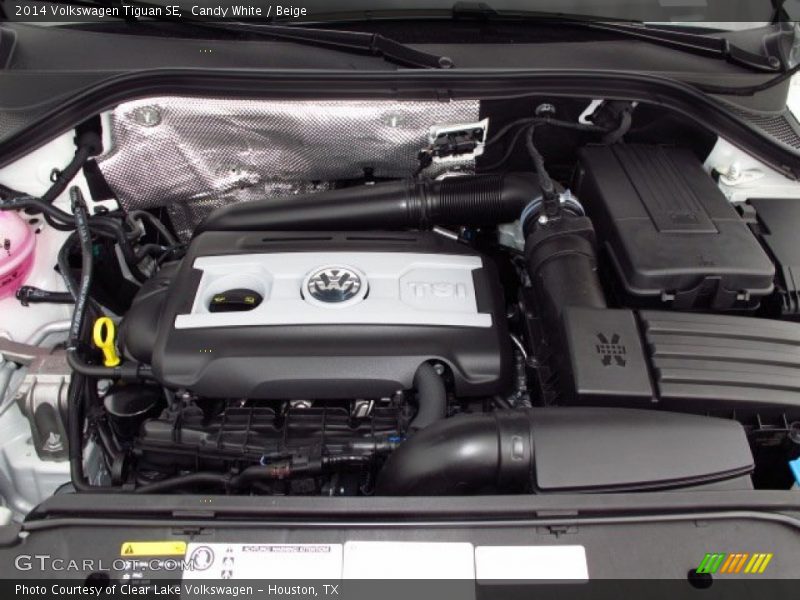 Candy White / Beige 2014 Volkswagen Tiguan SE