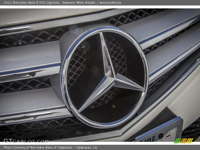 Diamond White Metallic / Almond/Mocha 2011 Mercedes-Benz E 550 Cabriolet
