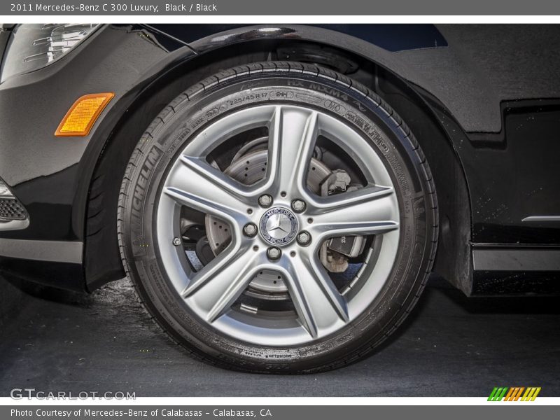 Black / Black 2011 Mercedes-Benz C 300 Luxury