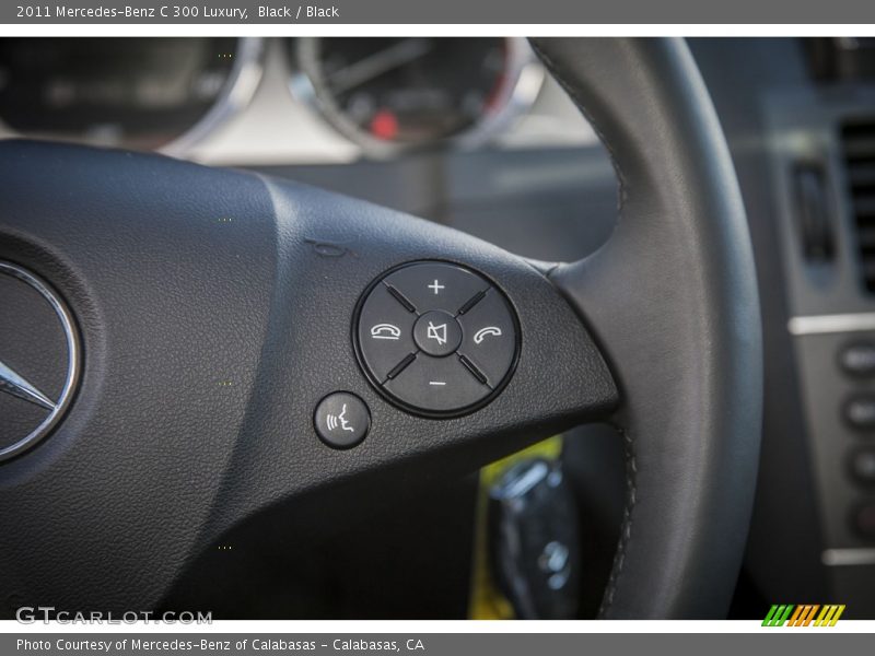 Black / Black 2011 Mercedes-Benz C 300 Luxury