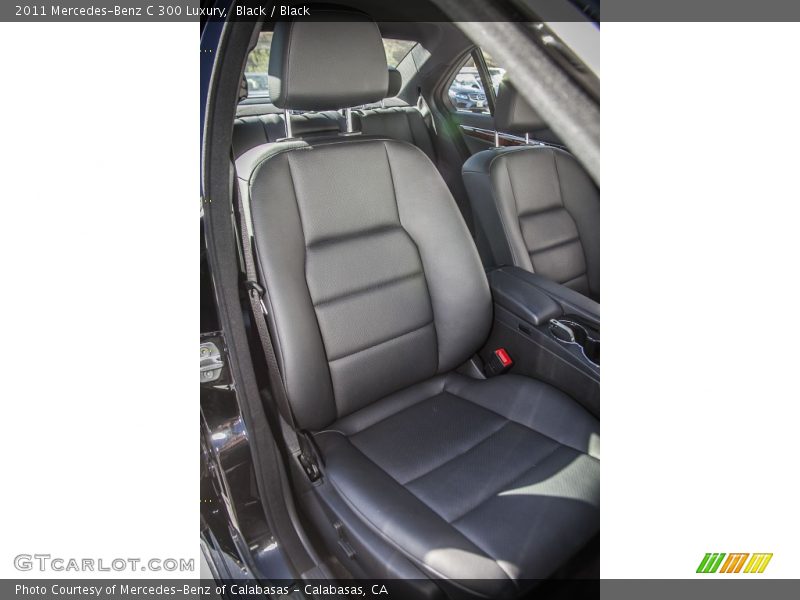Black / Black 2011 Mercedes-Benz C 300 Luxury