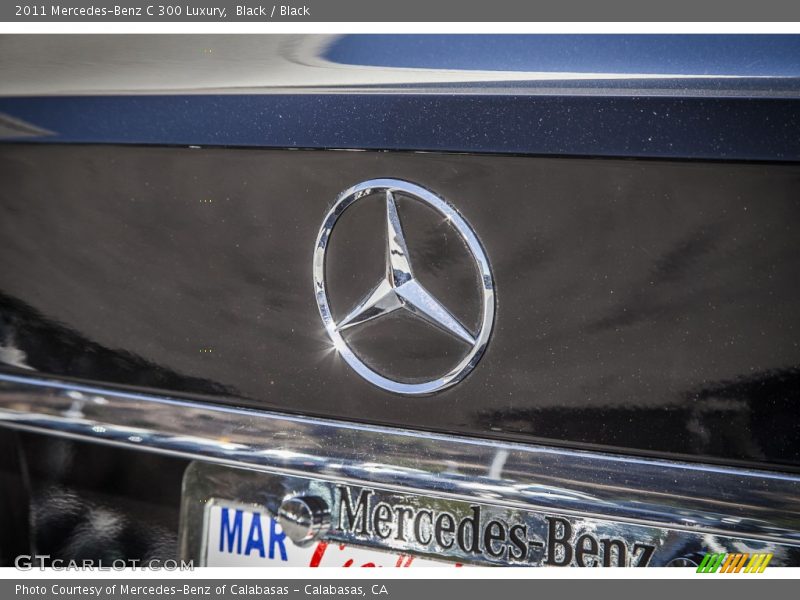 Black / Black 2011 Mercedes-Benz C 300 Luxury